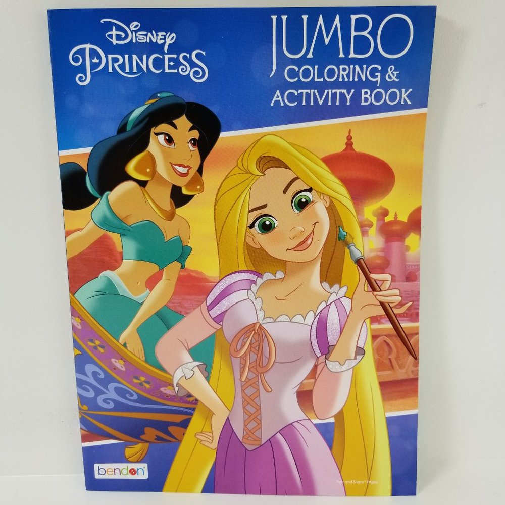 Disney Princess Jumbo Coloring Activity Book